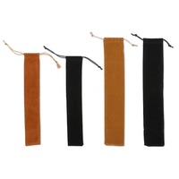 Pochette de protection pour éventail pliant en velours, sac en tissu artisanal ; Logo et impression florale personnalisables ; Idéal comme cadeau