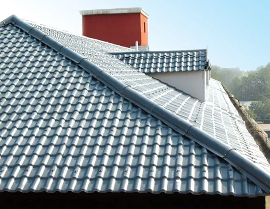 High qualität synthetische harz anti korrosion abdichtung blatt dachziegel arten von lange spanne dach