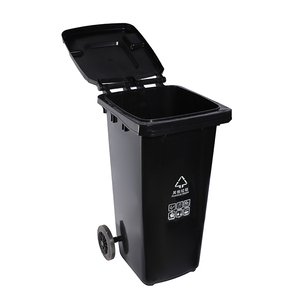 Trung Quốc tùy chỉnh-màu sắc ngoài trời 120L lít di động thùng rác hộp có thể mở nắp của Nhựa thùng rác <span class=keywords><strong>bin</strong></span> - Product Image 4