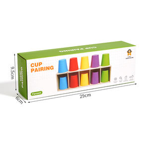 Gioco Classico Montessori di Indovinelli con Tazze e Palline Abbinate, Giocattolo Sensoriale Interattivo per l'Allenamento della Coordinazione Occhio-Mano per Bambini - Product Image 4