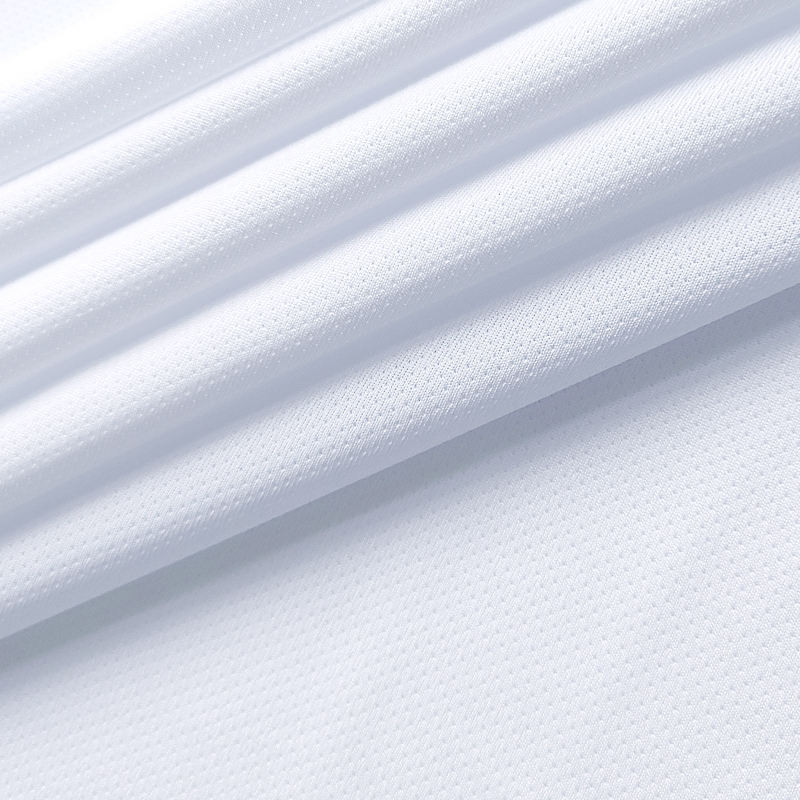 100% Polyester 3A Eyelet Mesh Fabric Sport Knit Fabric for