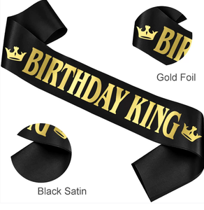 Banda de Cumpleaños 2026 <span class=keywords><strong>para</strong></span> <span class=keywords><strong>Hombre</strong></span>, Decoración <span class=keywords><strong>para</strong></span> Fiesta de <span class=keywords><strong>Feliz</strong></span> Cumpleaños, Suministros <span class=keywords><strong>para</strong></span> Fiestas, Regalo, Correa de Hombro de Satén, Envío Directo - Product Image 5