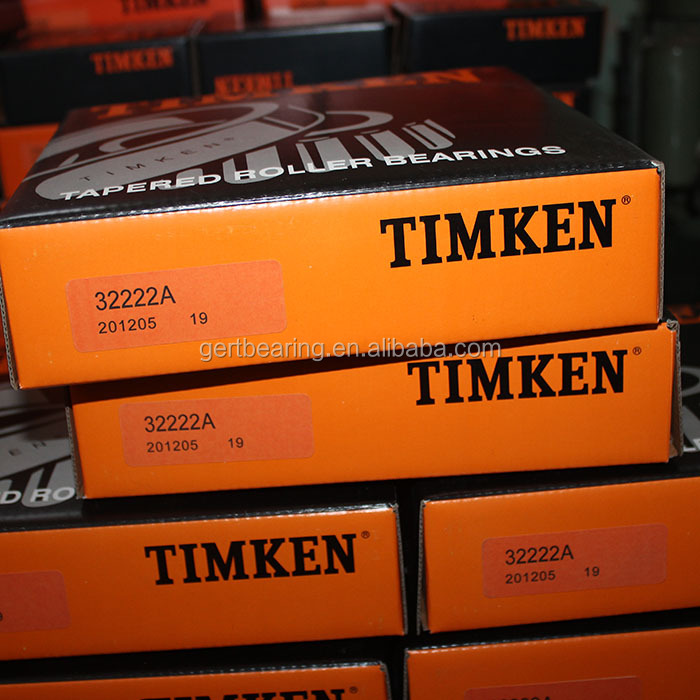 Ihracat TIMKEN konik makaralı rulman 32222 daha uzun kullanım ömrü TIMKEN rulmanlar 32222