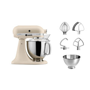 KITCHENAID - Impastatrice Planetaria Artisan con Testa Inclinabile 4.8L Fresh Linen - Product Image 1