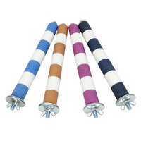 Gommage griffe tige de meulage perroquet debout barre support jouets oiseaux fournitures accessoires perroquet sable perchoir