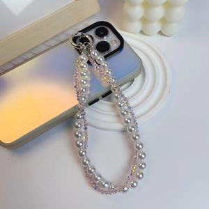 Cadena para Teléfono con Perlas de Cristal Estilo Coreano, Diseño Versátil Xiao Zong, Colgante para Bolso, Llavero para Mujer - Product Image 4