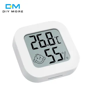 迷你液晶数字温度计湿度计室内室外温度家用湿度计传感器温度湿度计工具