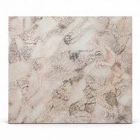 Dalle de pierre frittée polie Rose Crystal 1600x3200x6mm, finition luxe, veinure rose, pour mur et sol de cuisine, projet d'intérieur de luxe