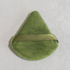 Esponja de Maquillaje Triangular de Algodón Puro de Alta Densidad, Esponja para Polvo Suelto/Seco, Esponja Triangular de Terciopelo - Product Image 6