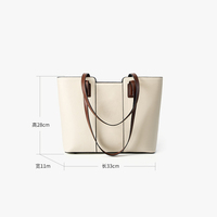 Sac fourre-tout de grande taille en cuir de vachette véritable de haute qualité pour femmes, avec logo personnalisé, fermeture éclair, design tendance d'été, doublure en toile