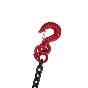Eslinga de cadena de dos patas con acortador eslinga de cadena de elevación Gancho de ángulo de elevación Apertura grande Cadena de bomba de agua - Product Image 2