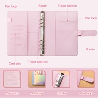 Carnet de budget en cuir PU personnalisable avec logo, pour gestion de la richesse et enveloppes de 100 jours