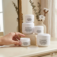 Pot en PP blanc pour crème, 10, 15, 30, 50 ml, plusieurs tailles, conteneur cosmétique de voyage, échantillon, pommade, vente en gros, service personnalisé