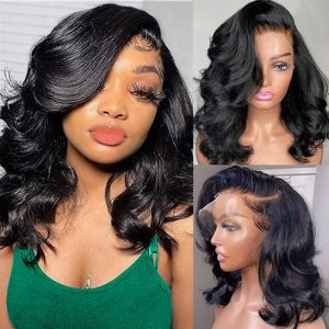 Highlight Body Wave <b>Human</b> Hair <b>Wig</b> 13x4 Lace Frontal 250% Density Deep Curly <b>Wig</b> 190-220g - Product Image 3