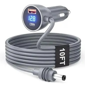 Cable Cargador de Coche 3 en 1 con Pantalla Digital para Starlink Mini, Adaptador de Corriente CC, Encendedor de Cigarrillos, Cable de Carga para Vehículo de 2M, 3M, 5M - Product Image 1