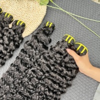 Extensions de cheveux humains 100% non traités, grade 12A, cheveux vierges vietnamiens, cuticules alignées, mèches de cheveux ondulés effet eau