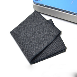 <span class=keywords><strong>Bandana</strong></span> Jacquard en Tissu Rayé <span class=keywords><strong>Noir</strong></span> de Luxe, Foulard à Carreaux en Laine Tendance, Accessoire Masculin, Cadeau Souvenir, Faible MOQ - Product Image 5