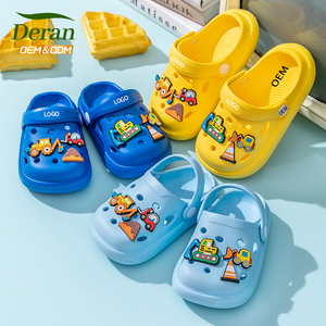 DERAN OEM Üretici Kaymaz Su Geçirmez Dayanıklı Unisex Çocuk Terlikleri Özel Logo EVA Terlik Ayakkabı Yazlık Plaj Sandaletleri - Product Image 1