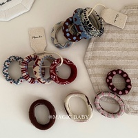 Chouchous durables à haute élasticité pour bébés filles Mignons attaches à cheveux doux pour enfants Accessoires pour cheveux d'enfants en stock Chic