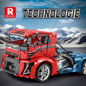 Reobrix 11008 Iron Knight Truck, Bloques de Construcción, 2116 Piezas, Juguete Educativo para Niños, Modelo de Ensamblaje - Product Image 3