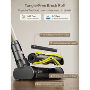 Aspiradora inalámbrica Ultenic de 600W, 60KPA, 65 minutos de duración de la batería con luz verde para limpieza del hogar - Product Image 2