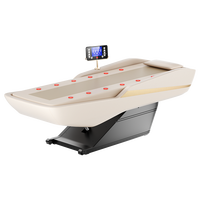 Lit de massage de luxe Zhipin avec chauffage et acupression pour hôtel, centre de bien-être, salon de beauté, relaxation à domicile, OEM ODM