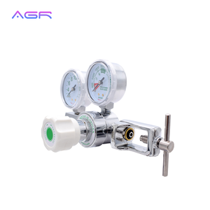 Réducteur de pression <span class=keywords><strong>double</strong></span> avec manomètre et débitmètre, régulateur d'oxygène médical - Product Image 4