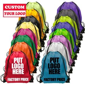 Mochila Promocional de Poliéster con Cordón y Logotipo Personalizado, Ideal para Promociones - Product Image 3