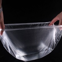 Bonnet de cheveux transparent jetable pour femmes Traitement de bonnet de douche imperméable-Paquet de 100 sacs en plastique jetables