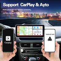 Autoradio Android 14 avec écran IPS 12,3 pouces pour Audi Q5 SQ5 2009-2015, lecteur multimédia GPS stéréo CarPlay, sortie d'usine