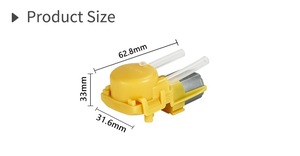 Pour JIHPUMP WX1 Mini Micro Pompe Péristaltique Réglable Fabricant OEM DC 12V 24V Dosage d'Eau et de Liquide Basse Pression pour Aquari - Product Image 3