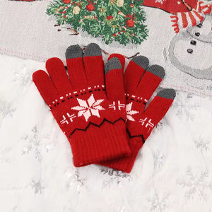 Ensemble bonnet, écharpe et gants d'hiver à motif animal, <span class=keywords><strong>coffret</strong></span> <span class=keywords><strong>cadeau</strong></span> de Noël, ensemble de bonnets tricotés pour femmes - Product Image 3
