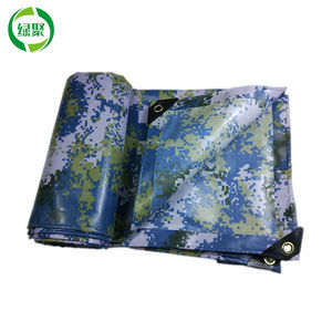 防水隠さ PVC 迷彩タープターポリン軍事装備カバー/トラック使用 - Product Image 4