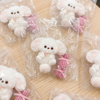 Jouet en silicone souple en forme de chiot aux cheveux bouclés, jouet anti-stress à presser, mignon, en forme d'animal, pour adolescents et adultes