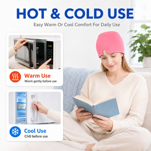 Gorro Flexible con Compresa Fría/Caliente para Aliviar Dolores de <span class=keywords><strong>Cabeza</strong></span> por Tensión, Mareos y Terapia Térmica <span class=keywords><strong>en</strong></span> Maternidad - Product Image 3