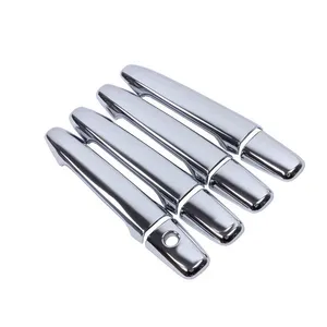 WZXD Chrome Car Exterior Handle Cover Decoration Trim Stickers Accessories For Mitsubishi Outlander ASX Lancer ex 2010 2015