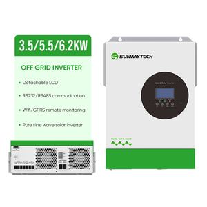 โปรโมชั่นลดราคา อินเวอร์เตอร์พลังงานแสงอาทิตย์แบบออฟกริด 5.5kw 48v คลื่นไซน์บริสุทธิ์ สำหรับบ้าน รุ่น SK 5500P-48L - Product Image 4