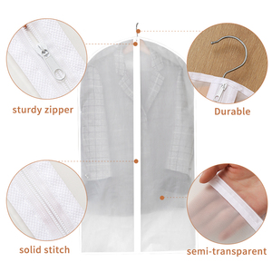 Sac de vêtement chaud vêtements housse anti-poussière PEVA housses de vêtement pour placard vêtements stockage plastique anti-poussière costume sac - Product Image 4