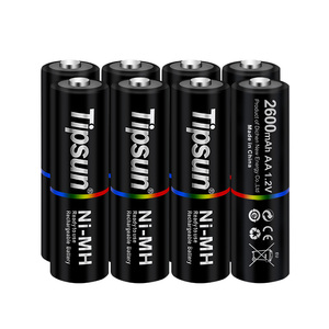 Tipsun готов к использованию Ni-MH AA 2600mah 1,2 v батарея <span class=keywords><strong>NiMh</strong></span> AA перезаряжаемая батарея - Product Image 1