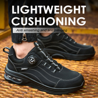 Sepatu Keselamatan yang Nyaman dengan Bantalan, dan Sepatu Kerja Ringan dengan Bantalan Udara