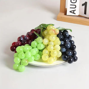 Faveur <span class=keywords><strong>de</strong></span> mariage Vintage fruits artificiels givré caoutchouc <span class=keywords><strong>raisins</strong></span> <span class=keywords><strong>grappes</strong></span> <span class=keywords><strong>grappes</strong></span> pour fruits vin décor Halloween Occasion - Product Image 3