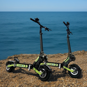 Nouveaux scooters électriques à double moteur 2026 en gros, tout-terrain 11 pouces, 60V 40Ah 30Ah, autonomie longue portée 60-120km, pliables pour adultes - Product Image 1