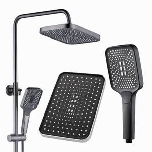 Pommeau <span class=keywords><strong>de</strong></span> douche à effet pluie Pomme <span class=keywords><strong>de</strong></span> douche à grand débit 4 modes <span class=keywords><strong>Robinet</strong></span> d'arrosage réglable Pièces <span class=keywords><strong>de</strong></span> rechange Accessoires <span class=keywords><strong>de</strong></span> salle <span class=keywords><strong>de</strong></span> bain - Product Image 1