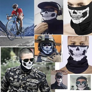 Mascarilla Facial de Ciclismo Yingbiao con Estampado de Calavera, Pañuelo Multifuncional para Exteriores, Unisex, Juego de 8 Piezas - Product Image 2