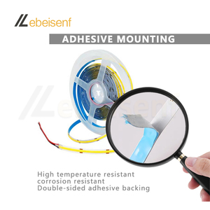 5 м/рулон DC USB 5 В COB светодиодные полосы 300 светодиодов/м 3000 К 4000 К 6000 К натуральный теплый белый 8 мм широкий светильник лента с USB Мужской диммером - Product Image 5