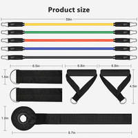 Libenli Vente Directe d'Usine Latex Fitness Exercice Bandes de Résistance Ensemble Workout Gym bandes