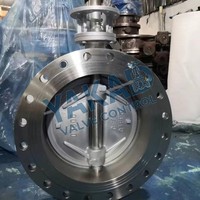 Edelstahl-Absperrklappe mit Metallsitz und Dreifach-Exzenter für Thermalöl- und Wärmetauschsysteme