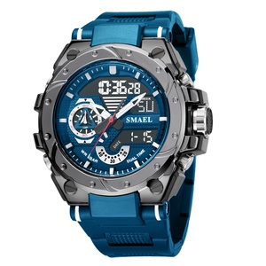 Montre LED Guangzhou SMAEL 8060, montre de sport étanche, Relojes De Hombre, montre de sport analogique-numérique pour hommes - Product Image 5