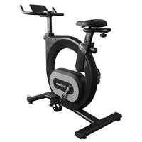 Venta Directa de Fábrica, Bicicleta con Motor Ajustable, 16 Niveles de Resistencia Magnética, Volante de 6KG, Transmisión por Correa, Cuadro de Acero, Certificación EN957