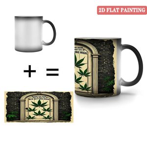 Mug en céramique noir givré 11oz, tasse magique changeant de couleur sensible à la chaleur - Product Image 4